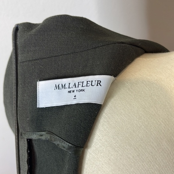M.M. LaFleur Kale Olive Green Aditi Dress - Picture 11 of 12